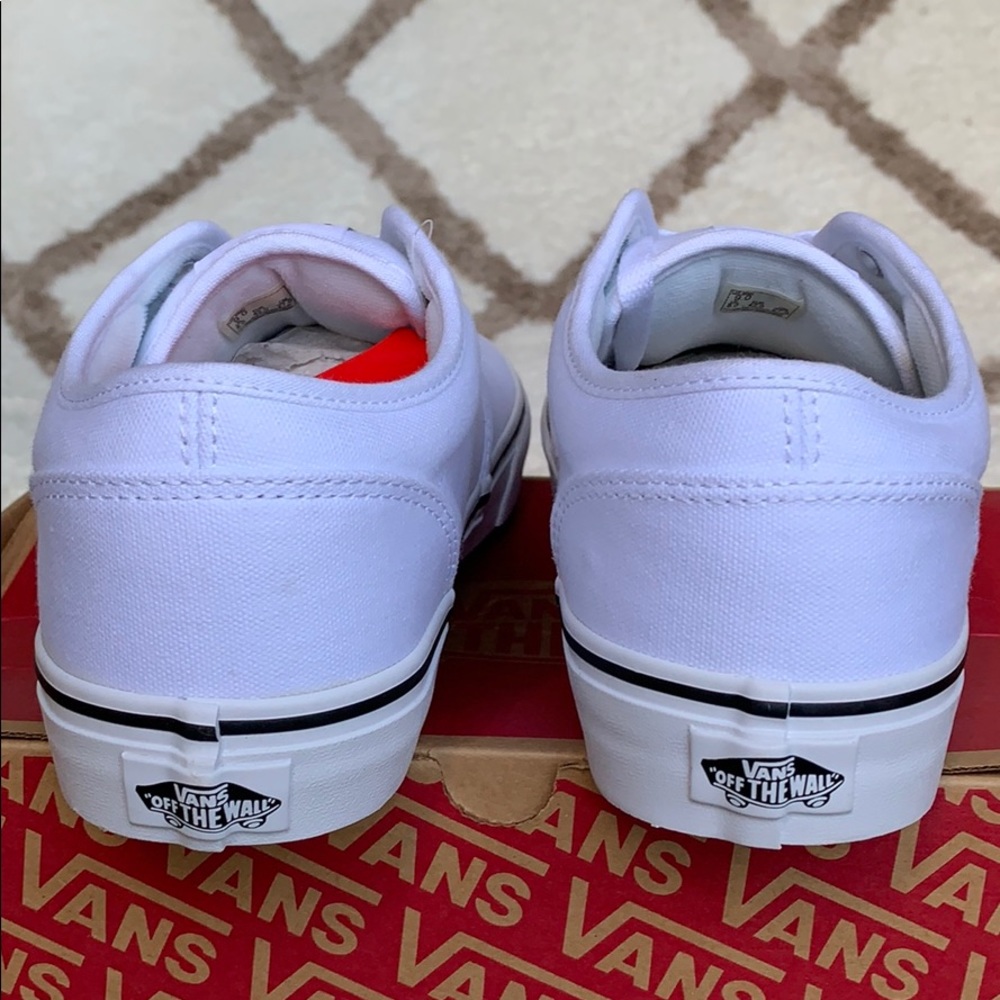 VANS ATWOOD BLACK FOXING WHITE/WHITE MEN’S - Picture 10 of 16